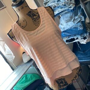 NWOT RBX layered athletic tank top size women’s medium